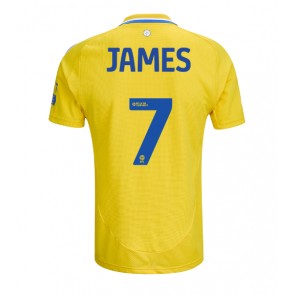 Leeds United Daniel James #7 Venkovní Dres 2024-25 Krátkým Rukávem