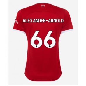 Liverpool Alexander-Arnold #66 Domácí Dres pro Dámy 2023-24 Krátkým Rukávem