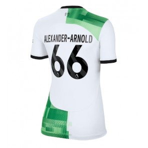 Liverpool Alexander-Arnold #66 Venkovní Dres pro Dámy 2023-24 Krátkým Rukávem