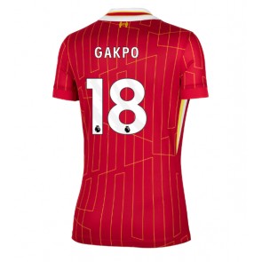 Liverpool Cody Gakpo #18 Domácí Dres pro Dámy 2024-25 Krátkým Rukávem