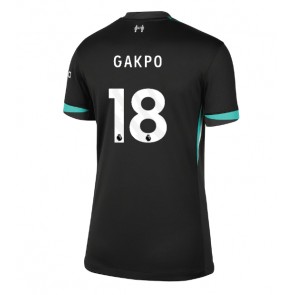 Liverpool Cody Gakpo #18 Venkovní Dres pro Dámy 2024-25 Krátkým Rukávem