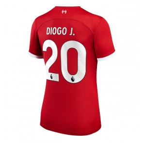 Liverpool Diogo Jota #20 Domácí Dres pro Dámy 2023-24 Krátkým Rukávem