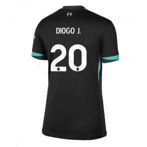 Liverpool Diogo Jota #20 Venkovní Dres pro Dámy 2024-25 Krátkým Rukávem