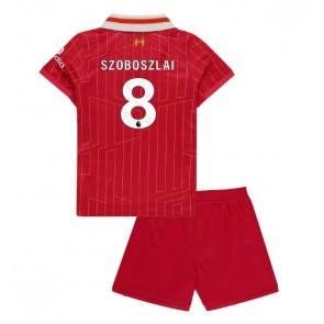 Liverpool Dominik Szoboszlai #8 Domácí dres komplet pro Děti 2024-25 Krátkým Rukávem (+ Krátké kalhoty)