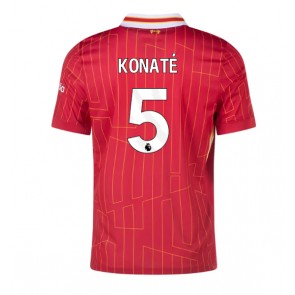 Liverpool Ibrahima Konate #5 Domácí Dres 2024-25 Krátkým Rukávem