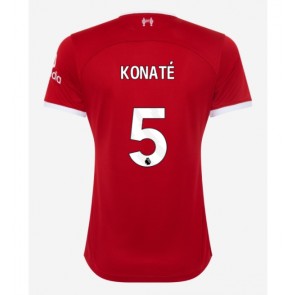 Liverpool Ibrahima Konate #5 Domácí Dres pro Dámy 2023-24 Krátkým Rukávem