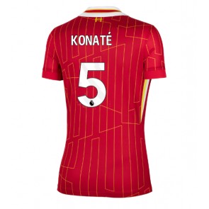 Liverpool Ibrahima Konate #5 Domácí Dres pro Dámy 2024-25 Krátkým Rukávem