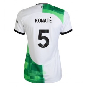 Liverpool Ibrahima Konate #5 Venkovní Dres pro Dámy 2023-24 Krátkým Rukávem