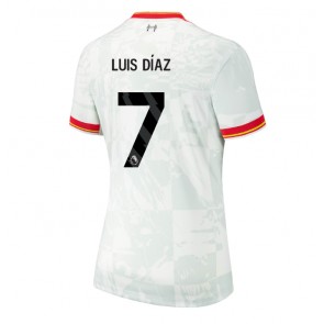 Liverpool Luis Diaz #7 Alternativní Dres pro Dámy 2024-25 Krátkým Rukávem