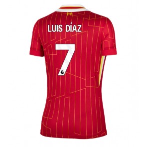 Liverpool Luis Diaz #7 Domácí Dres pro Dámy 2024-25 Krátkým Rukávem