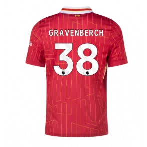 Liverpool Ryan Gravenberch #38 Domácí Dres 2024-25 Krátkým Rukávem