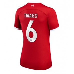 Liverpool Thiago Alcantara #6 Domácí Dres pro Dámy 2023-24 Krátkým Rukávem