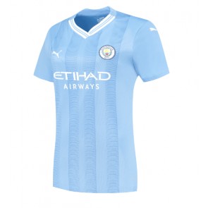 Manchester City Domácí Dres pro Dámy 2023-24 Krátkým Rukávem