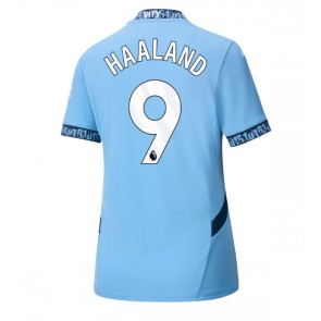 Manchester City Erling Haaland #9 Domácí Dres pro Dámy 2024-25 Krátkým Rukávem