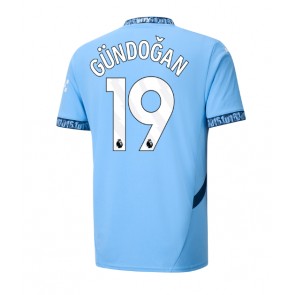 Manchester City Ilkay Gundogan #19 Domácí Dres 2024-25 Krátkým Rukávem