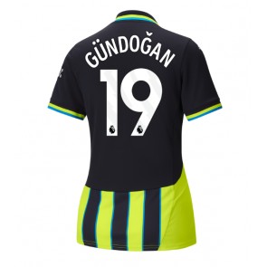 Manchester City Ilkay Gundogan #19 Venkovní Dres pro Dámy 2024-25 Krátkým Rukávem