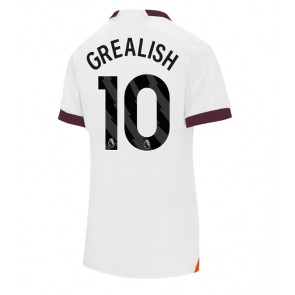 Manchester City Jack Grealish #10 Venkovní Dres pro Dámy 2023-24 Krátkým Rukávem