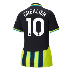 Manchester City Jack Grealish #10 Venkovní Dres pro Dámy 2024-25 Krátkým Rukávem