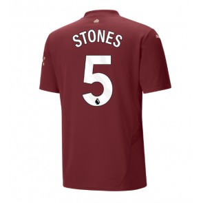 Manchester City John Stones #5 Alternativní Dres 2024-25 Krátkým Rukávem