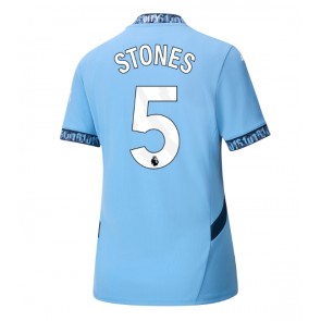 Manchester City John Stones #5 Domácí Dres pro Dámy 2024-25 Krátkým Rukávem