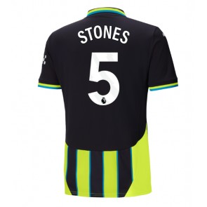 Manchester City John Stones #5 Venkovní Dres 2024-25 Krátkým Rukávem