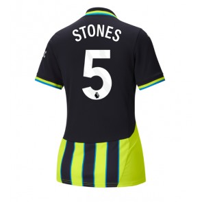 Manchester City John Stones #5 Venkovní Dres pro Dámy 2024-25 Krátkým Rukávem