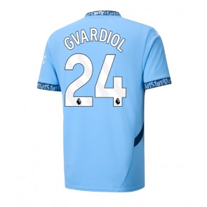 Manchester City Josko Gvardiol #24 Domácí Dres 2024-25 Krátkým Rukávem