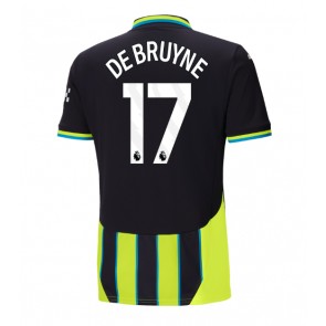 Manchester City Kevin De Bruyne #17 Venkovní Dres 2024-25 Krátkým Rukávem