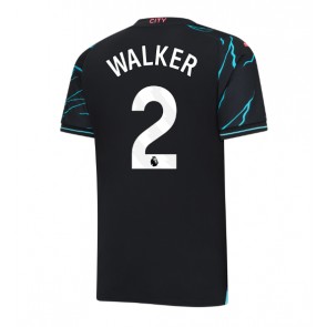 Manchester City Kyle Walker #2 Alternativní Dres 2023-24 Krátkým Rukávem