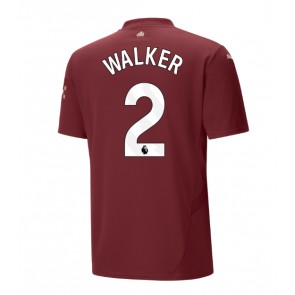 Manchester City Kyle Walker #2 Alternativní Dres 2024-25 Krátkým Rukávem