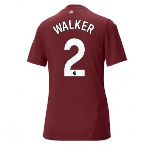 Manchester City Kyle Walker #2 Alternativní Dres pro Dámy 2024-25 Krátkým Rukávem