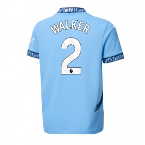 Manchester City Kyle Walker #2 Domácí Dres 2024-25 Krátkým Rukávem