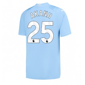 Manchester City Manuel Akanji #25 Domácí Dres 2023-24 Krátkým Rukávem