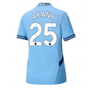 Manchester City Manuel Akanji #25 Domácí Dres pro Dámy 2024-25 Krátkým Rukávem