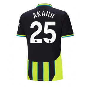 Manchester City Manuel Akanji #25 Venkovní Dres 2024-25 Krátkým Rukávem