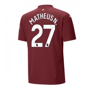 Manchester City Matheus Nunes #27 Alternativní Dres 2024-25 Krátkým Rukávem