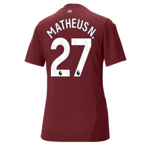 Manchester City Matheus Nunes #27 Alternativní Dres pro Dámy 2024-25 Krátkým Rukávem