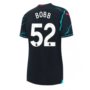 Manchester City Oscar Bobb #52 Alternativní Dres pro Dámy 2023-24 Krátkým Rukávem