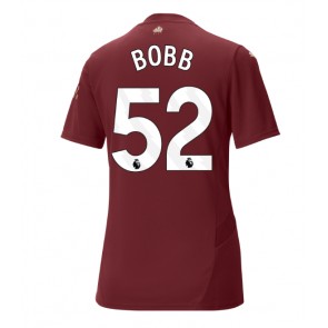 Manchester City Oscar Bobb #52 Alternativní Dres pro Dámy 2024-25 Krátkým Rukávem