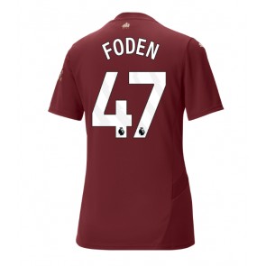 Manchester City Phil Foden #47 Alternativní Dres pro Dámy 2024-25 Krátkým Rukávem