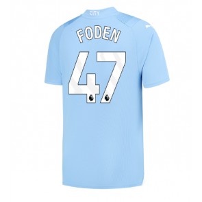 Manchester City Phil Foden #47 Domácí Dres 2023-24 Krátkým Rukávem