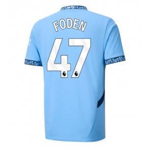 Manchester City Phil Foden #47 Domácí Dres 2024-25 Krátkým Rukávem