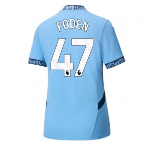 Manchester City Phil Foden #47 Domácí Dres pro Dámy 2024-25 Krátkým Rukávem