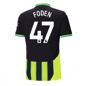 Manchester City Phil Foden #47 Venkovní Dres 2024-25 Krátkým Rukávem