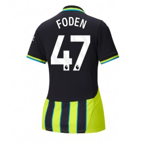 Manchester City Phil Foden #47 Venkovní Dres pro Dámy 2024-25 Krátkým Rukávem