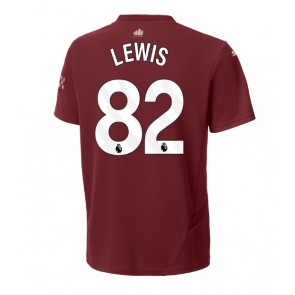 Manchester City Rico Lewis #82 Alternativní Dres 2024-25 Krátkým Rukávem