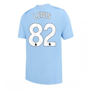 Manchester City Rico Lewis #82 Domácí Dres 2023-24 Krátkým Rukávem