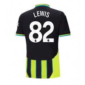 Manchester City Rico Lewis #82 Venkovní Dres 2024-25 Krátkým Rukávem