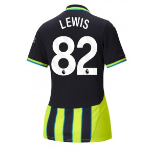 Manchester City Rico Lewis #82 Venkovní Dres pro Dámy 2024-25 Krátkým Rukávem