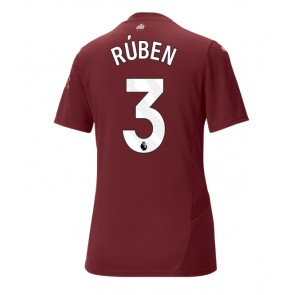 Manchester City Ruben Dias #3 Alternativní Dres pro Dámy 2024-25 Krátkým Rukávem